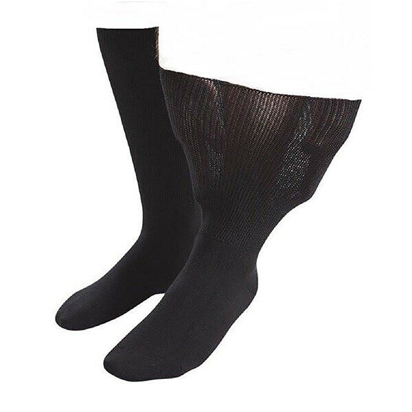 IOMI Extra Wide Soft Cotton Oedema Socks 4-7 UK GOODS Superdrug Black  