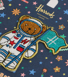 Harrods astronaut bear embroidered patch, UK version