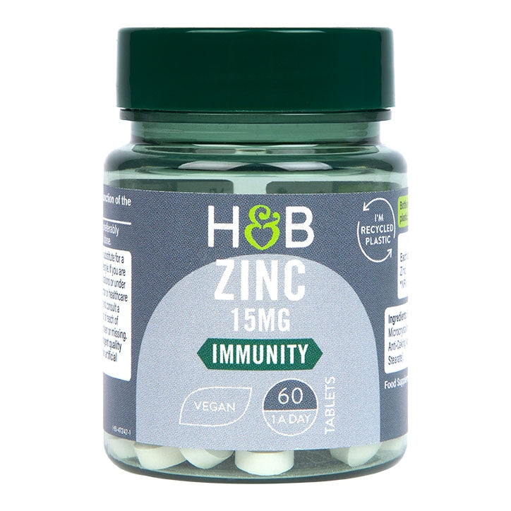 Holland & Barrett Zinc 15mg 60 Tablets GOODS Holland&Barrett   