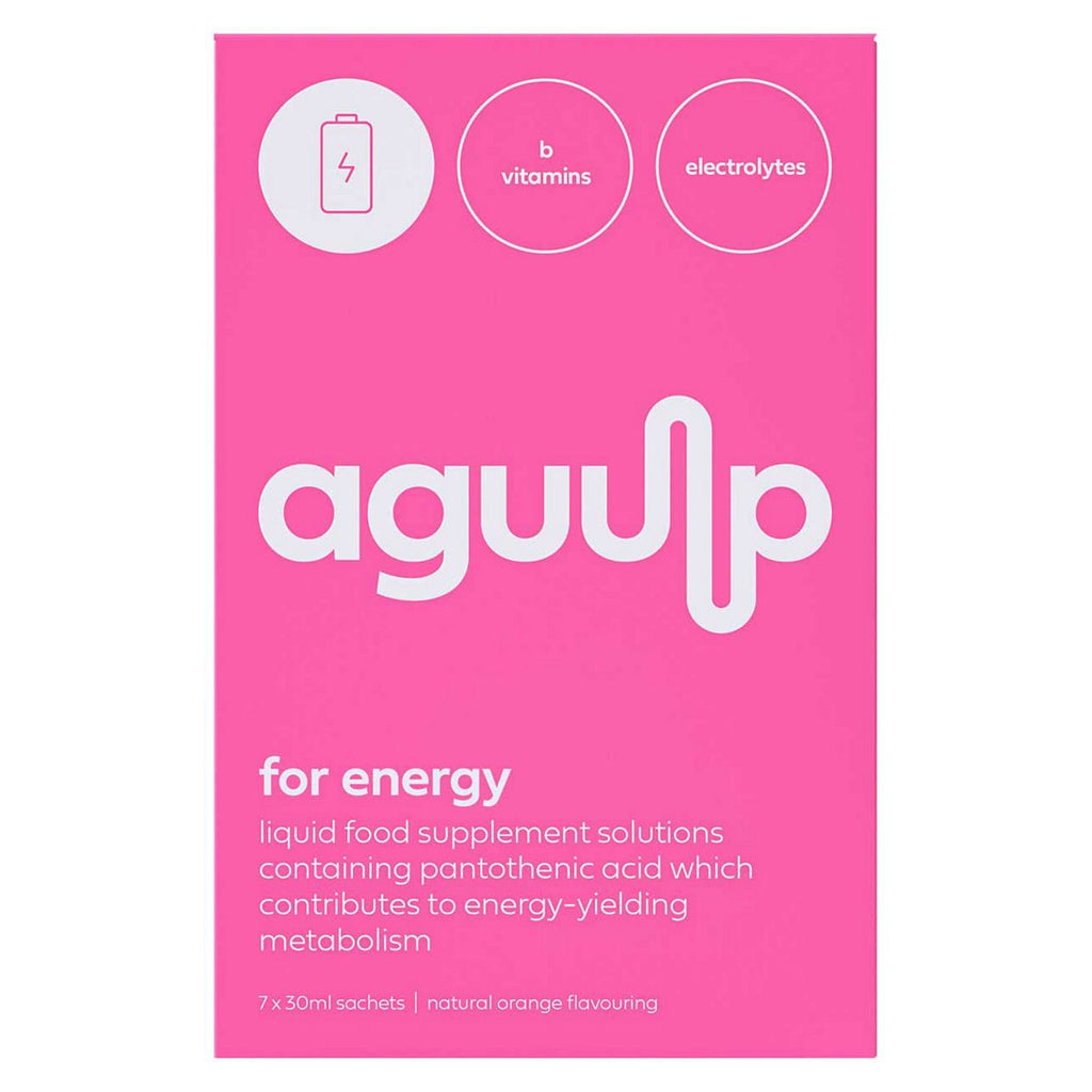 Aguulp For Energy Liquid Liposomal Orange Flavour 7 x 30ml Sachets