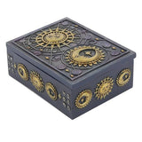 Something Different Resin Storage Box Sun Moon Design 14cm (British brand)