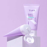 Tiam Snail & Azulene Calmfort Cream 100ml, imported from the UK