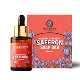 Saabuni saffron duo soap and serum bundle - British product
