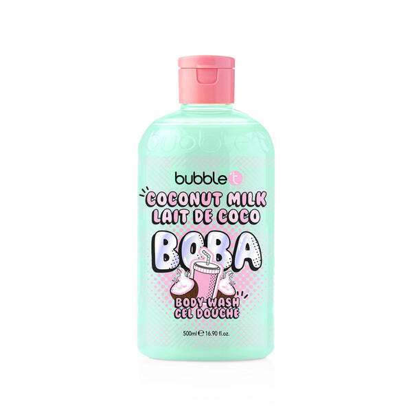 Bubble T Cosmetics Coconut Milk Boba Tea Shower Gel 500ml - British product