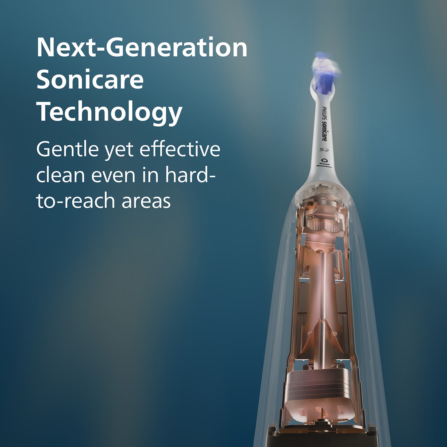 Philips 7100 Sonicare toothbrush white and black, UK version