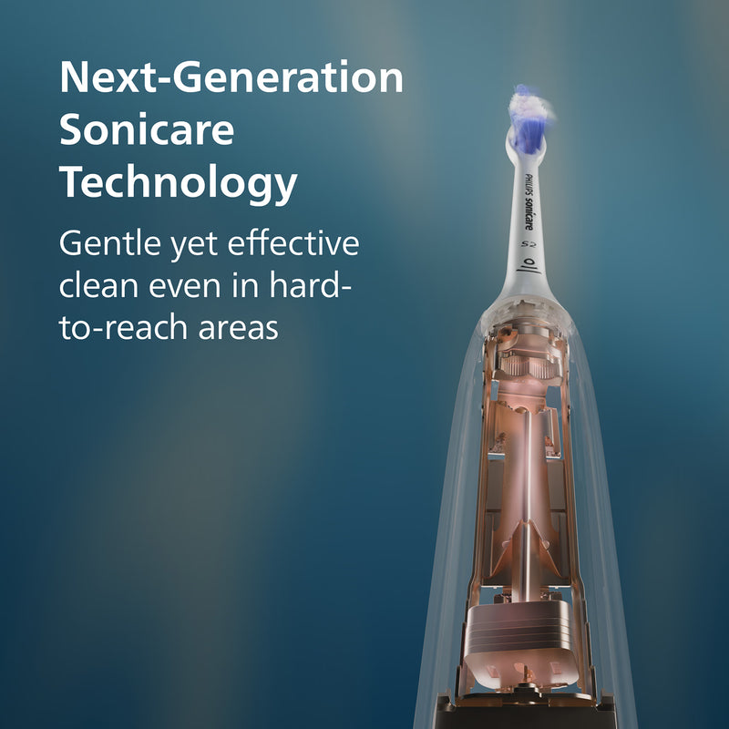 Philips 7100 Sonicare toothbrush white and black, UK version