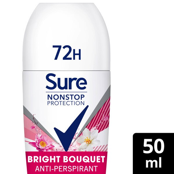 Sure Antiperspirant Deo Roll On Nonstop Pure Fresh 50ml