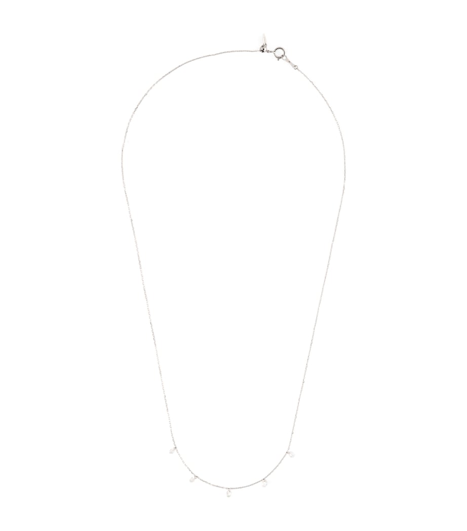 Persée white gold diamond Danaé necklace - British product
