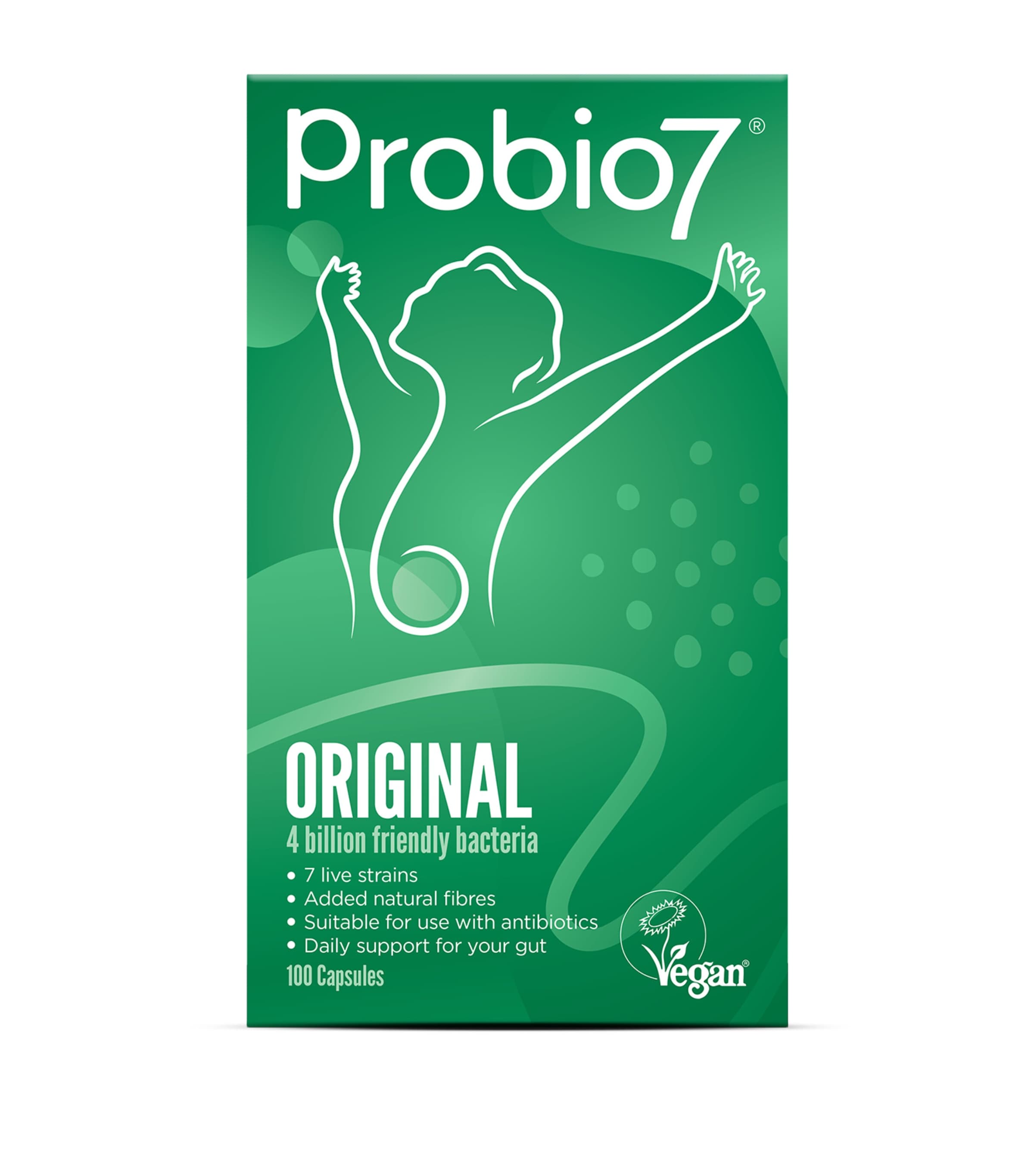 Probio7 Original probiotic capsules 100 count, imported from the UK