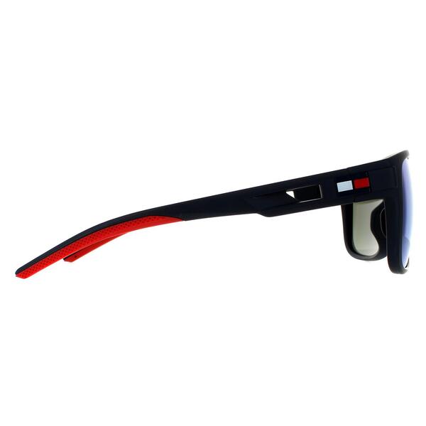 Tommy Hilfiger TH 1913/S blue mirrored sunglasses, imported from the UK