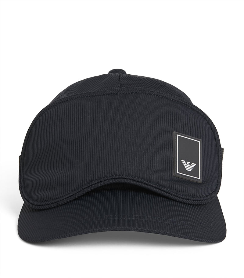 Emporio Armani travel essentials 2-in-1 baseball cap, imported from the UK