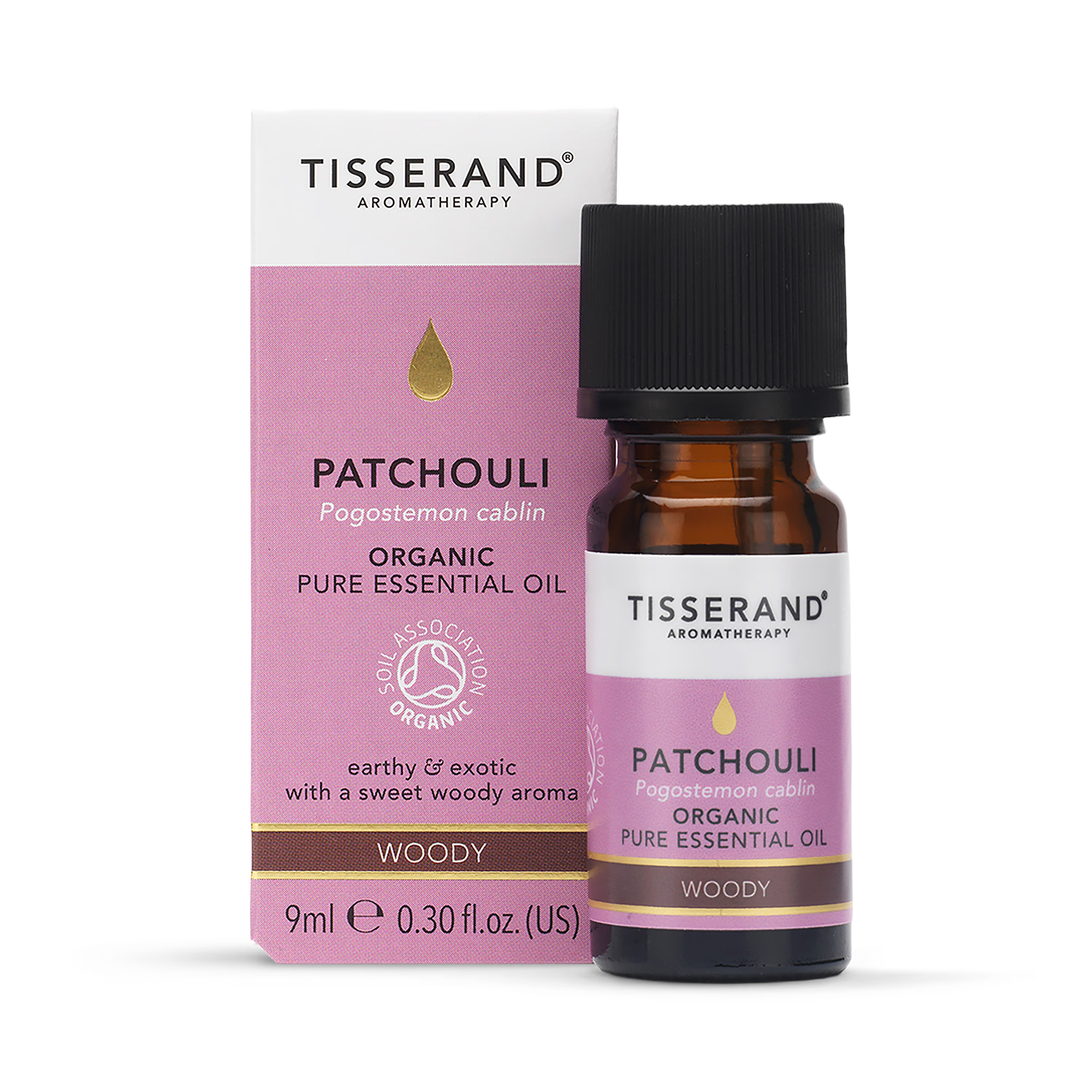 Tisserand Patchouli essential oil 9ml (British brand)