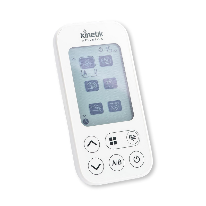 Kinetik Wellbeing dual channel TENS machine white, UK version