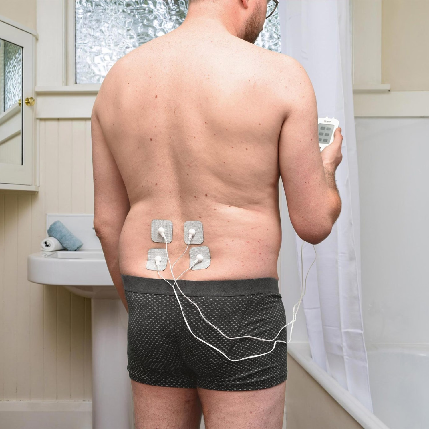 Kinetik Wellbeing dual channel TENS machine white, UK version