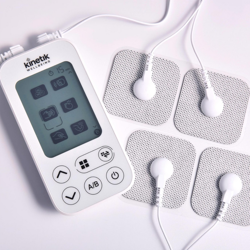 Kinetik Wellbeing dual channel TENS machine white, UK version