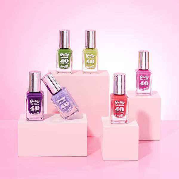 Barry M Gelly Nail Paint Strawberry Cheesecake - British product