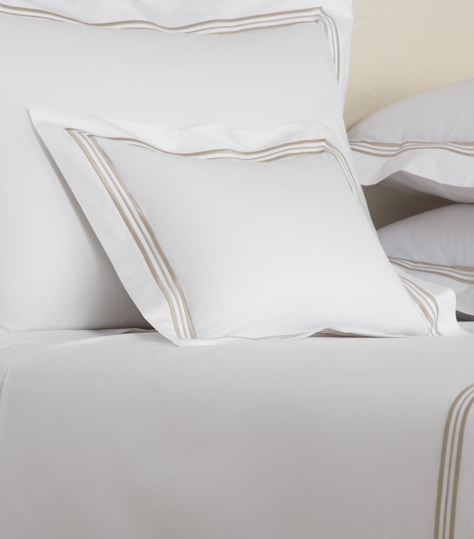 Embroidered Cotton Poplin Pillowcase 30cm x 40cm