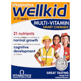 Vitabiotics Wellkid Multi-vitamin Smart Chewable 4-12 Years x30 GOODS Sainsburys   