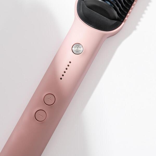 TYMO Ring Pink hair straightening comb, imported from the UK