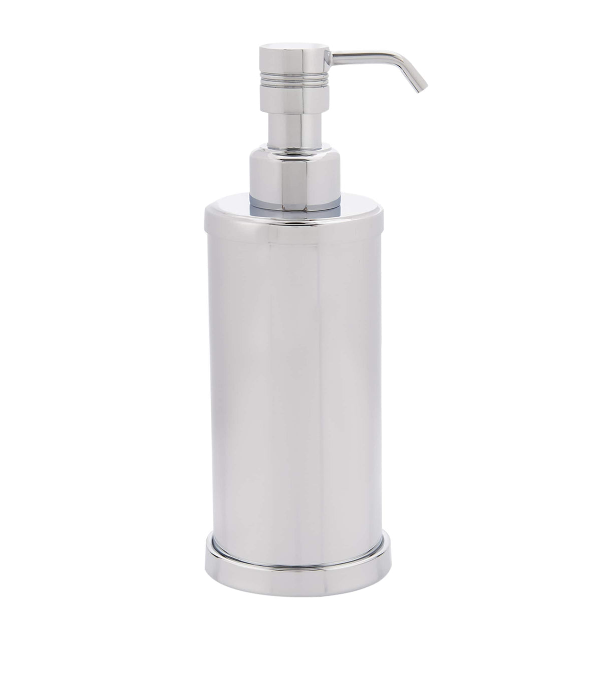 ZODIAC Cylinder Chrome soap dispenser (British brand)