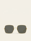 Gucci metal square-frame sunglasses GG1434S, UK version
