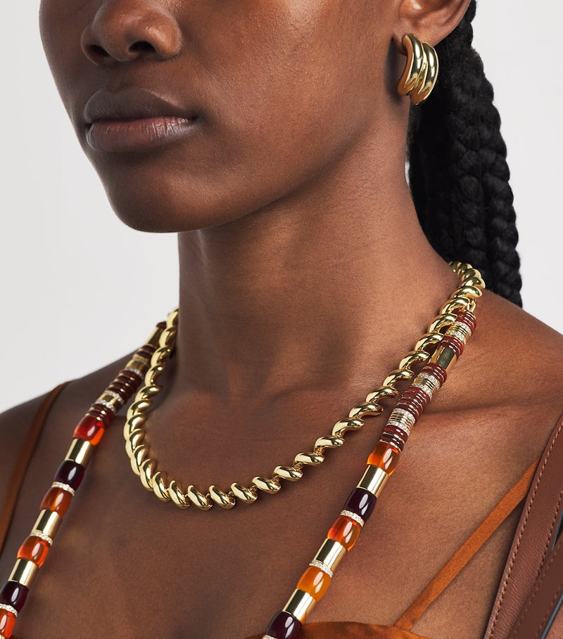 Eddie Borgo gold torsade necklace - British product