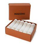 Missoni Home Giacomo facecloths set of 6 30cm x 30cm, UK version