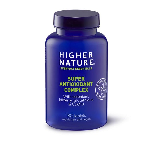 Higher Nature Super Antioxidant Complex 180 tablets, imported from the UK