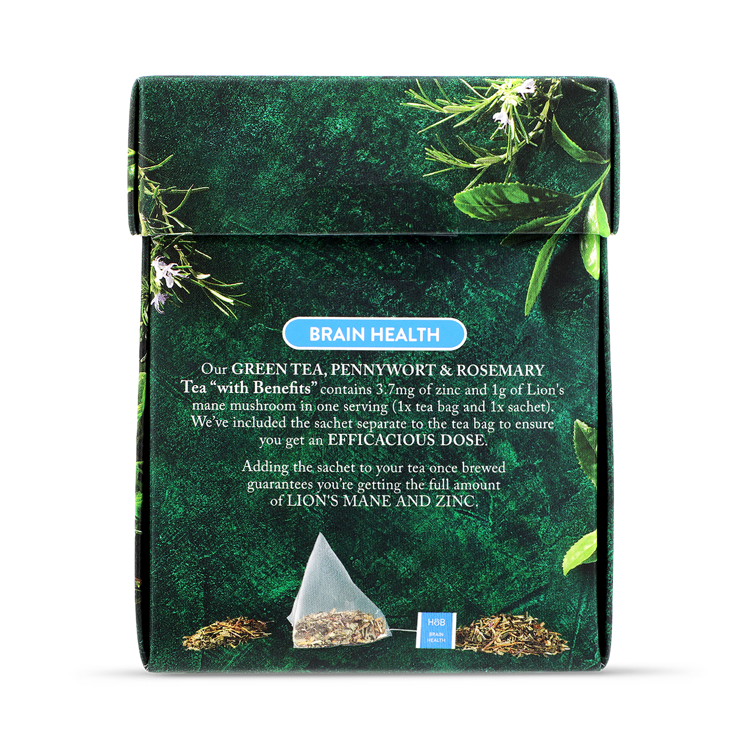 Holland & Barrett Brain Health Tea 10 Tea Bags, UK version