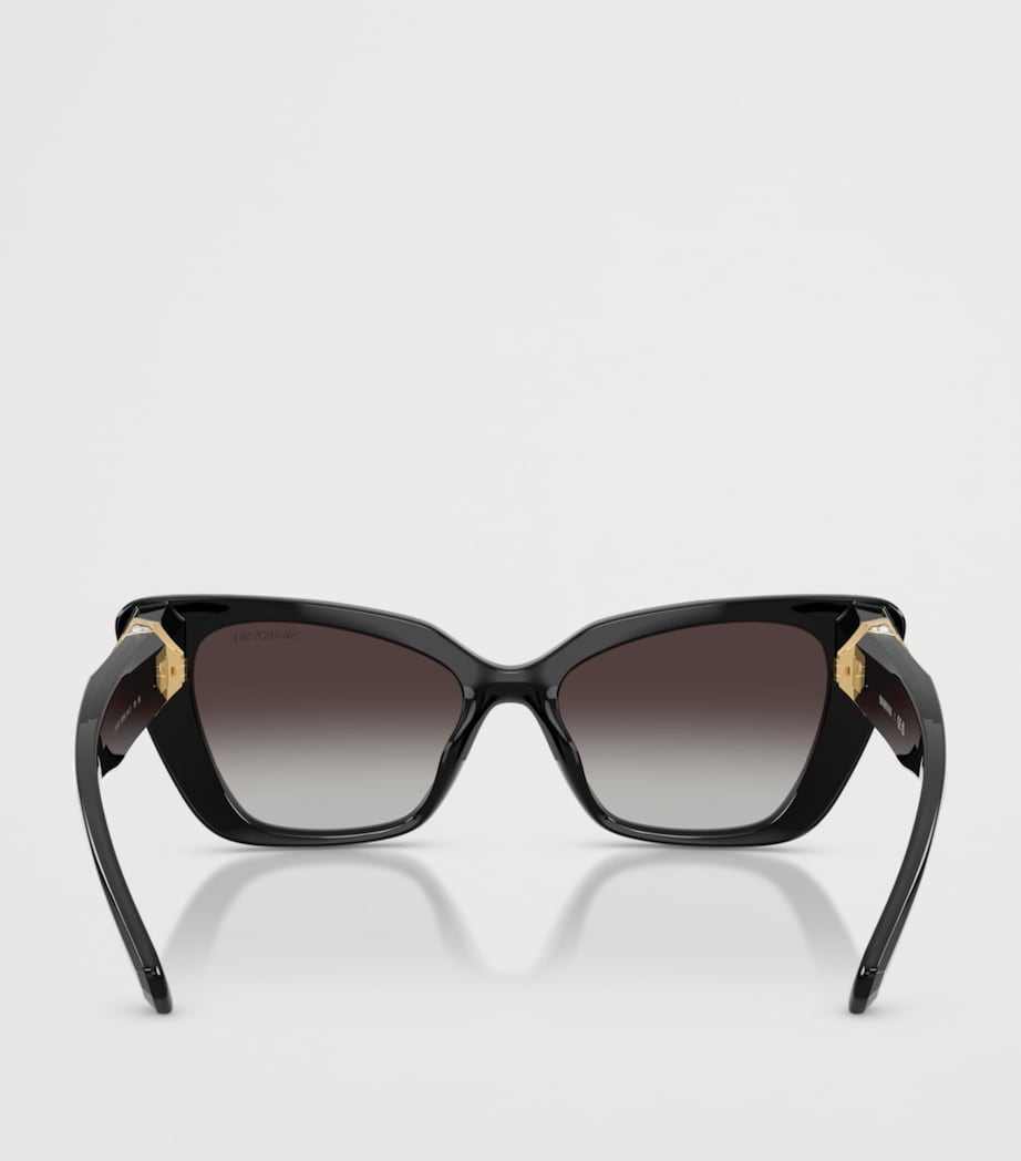 Swarovski cat eye sunglasses with crystal embellishments - British product