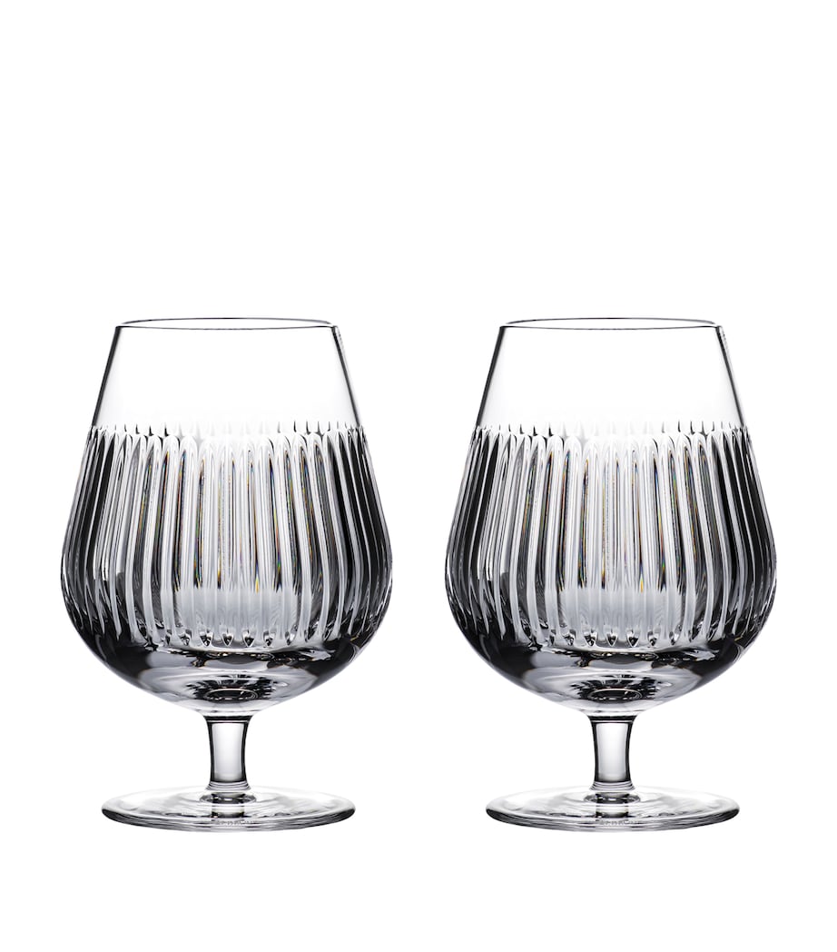 Waterford Connoisseur Aras brandy balloon glasses set of 2 510ml (British brand)