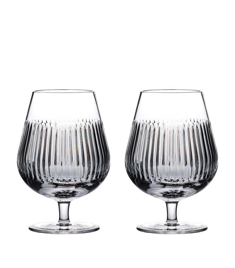 Waterford Connoisseur Aras brandy balloon glasses set of 2 510ml (British brand)