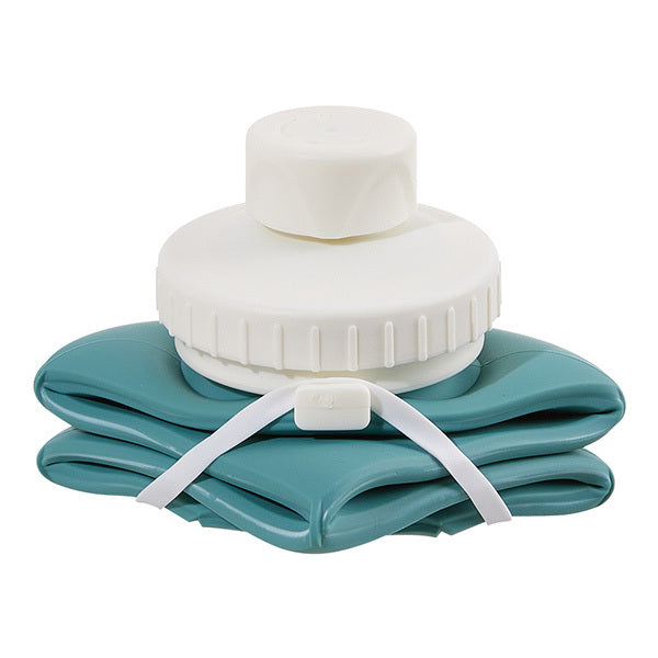 Livingandhome collapsible water bottle green 600ml - British product