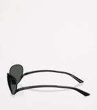 Versace oval sunglasses model 0VE2285 metal frame (British brand)