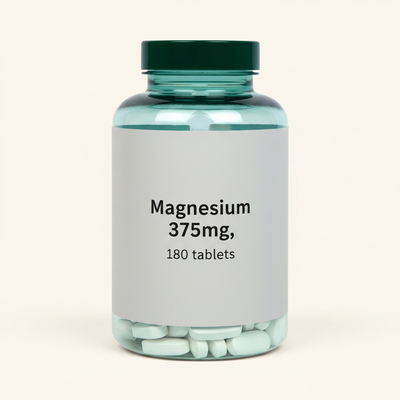 Holland & Barrett Holland & Barrett Magnesium 375mg Daglige Støttetabletter 180 Stk.- Kjøp online hos McGrocer