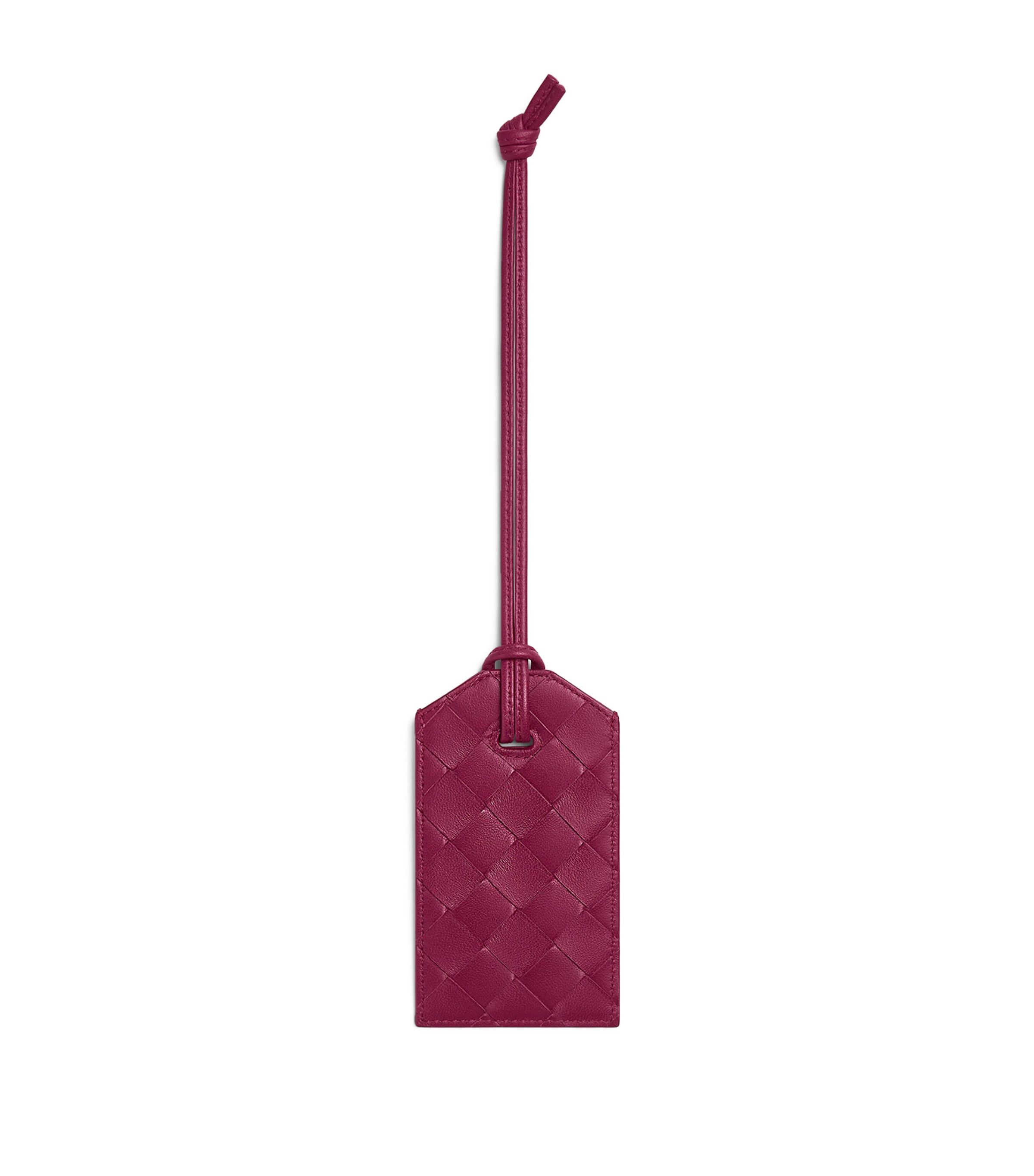 Bottega Veneta Intrecciato leather luggage tag - British product