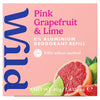 Wild Pink Grapefruit & Lime Deodorant Refill 40g (British brand)