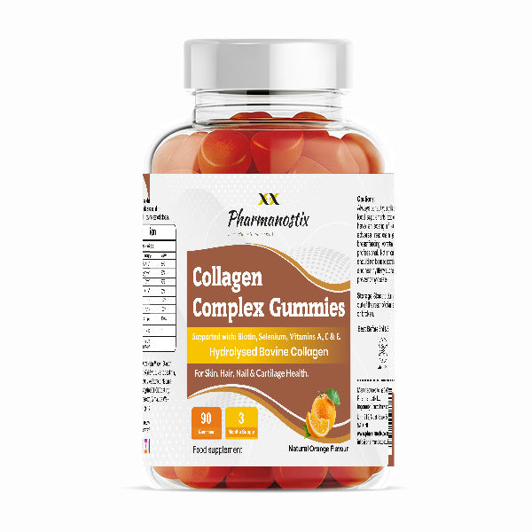 Pharmanostix Bovine Collagen Complex gummies 90 count - British product