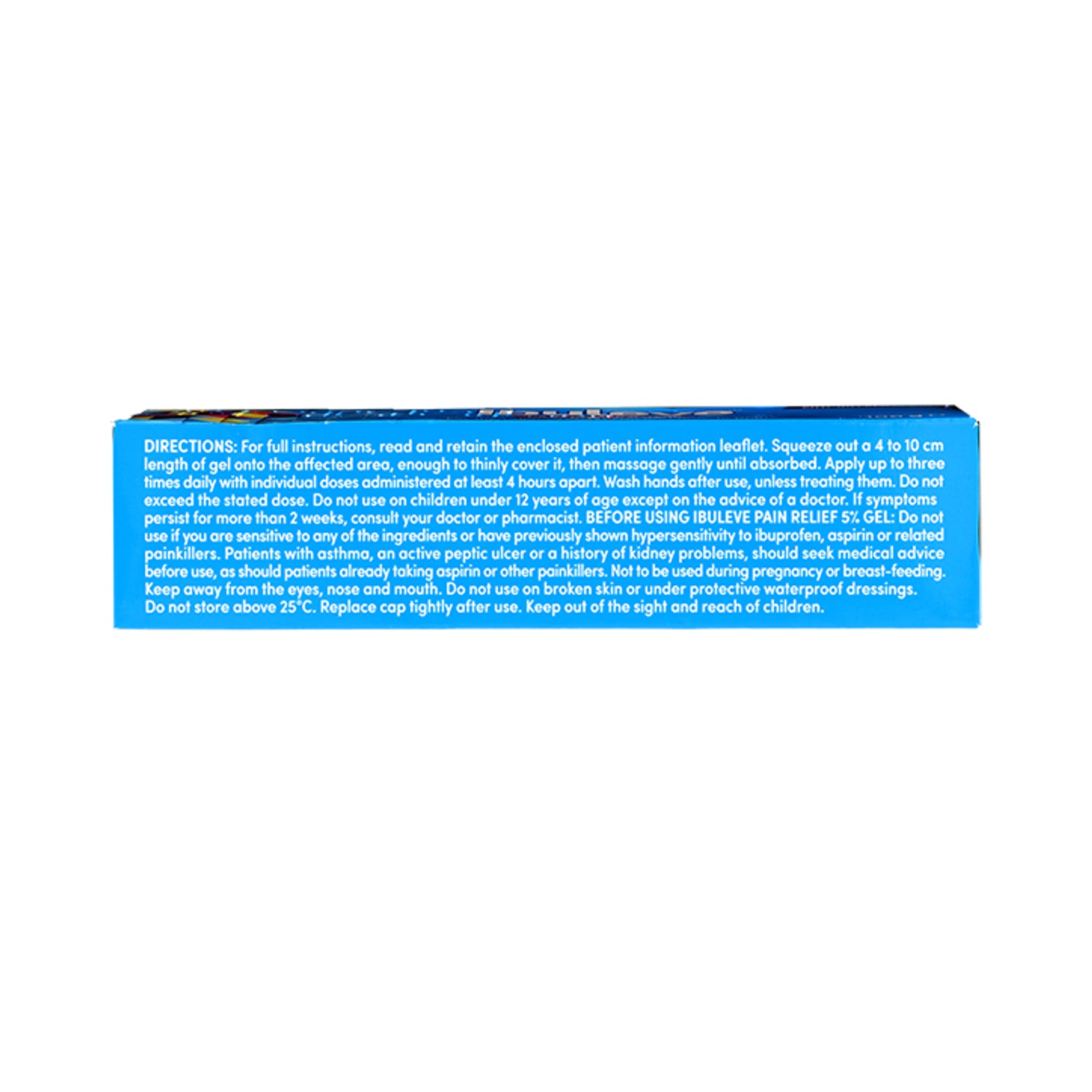 Ibuleve 5% ibuprofen pain relief gel 100g, UK version