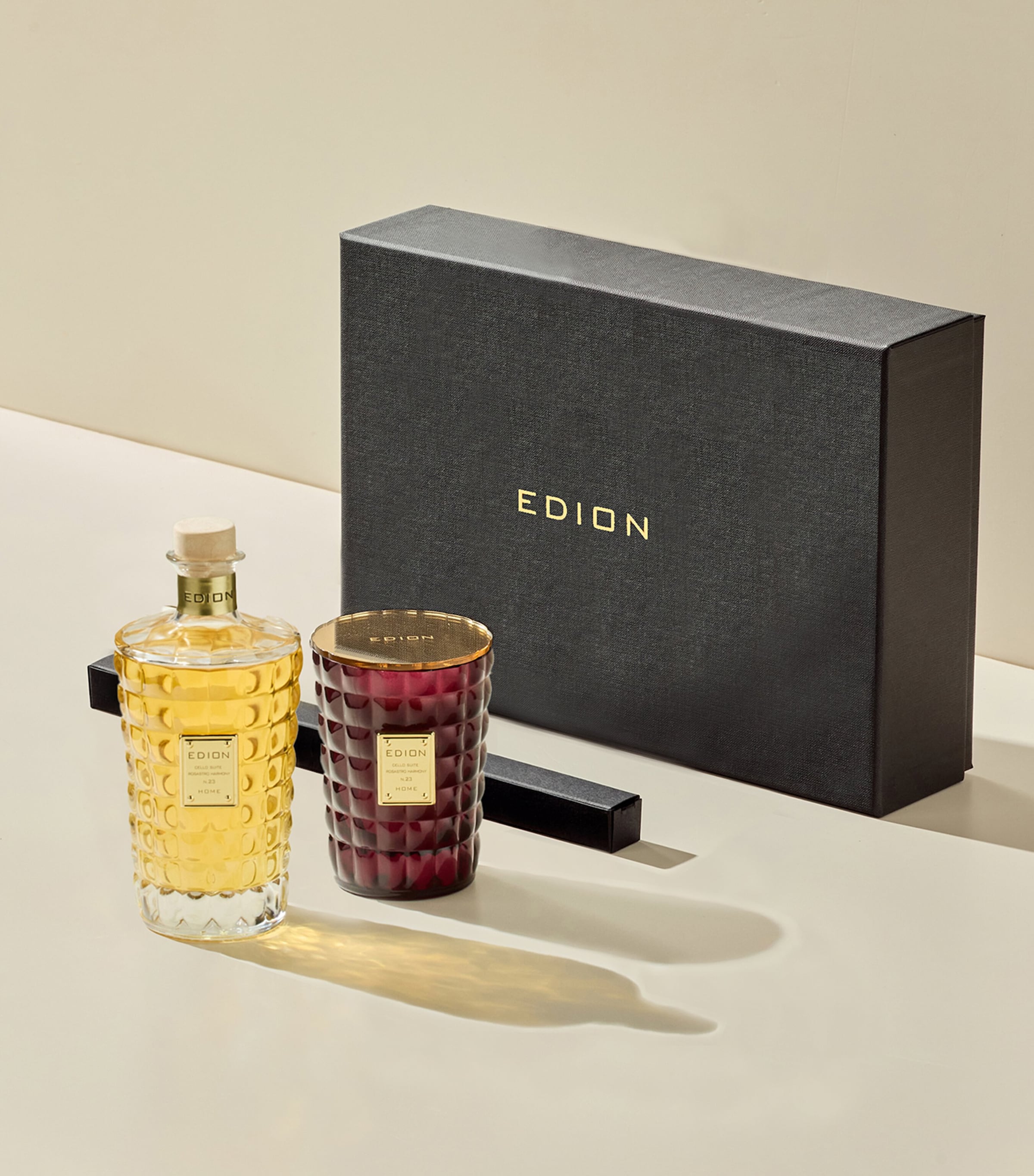 EDION Rosastro Harmony diffuser and candle set - British product