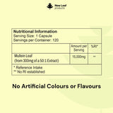 New Leaf Mullein Leaf Capsules 120 - British product