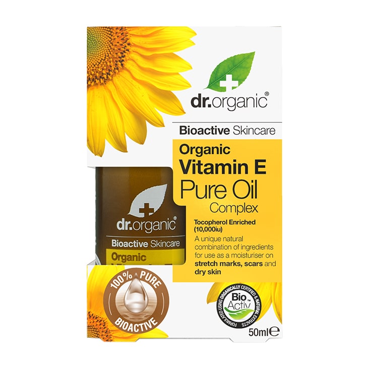 Dr Organic Vitamin E Pure Oil Complex 50ml Vitamin E Oil Holland&Barrett   