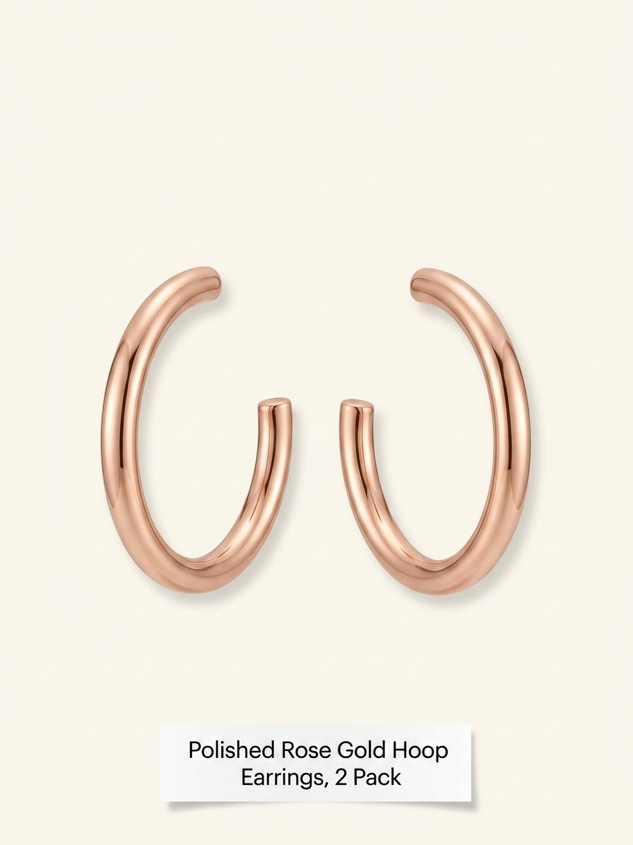 Cartier LOVE open hoop diamond earrings in 18ct rose gold - British product
