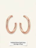 Cartier LOVE open hoop diamond earrings in 18ct rose gold - British product