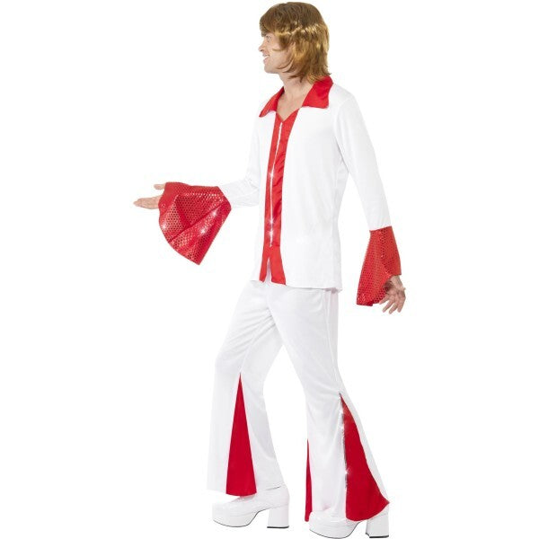 Smiffys Super Trooper male costume white red (British brand)