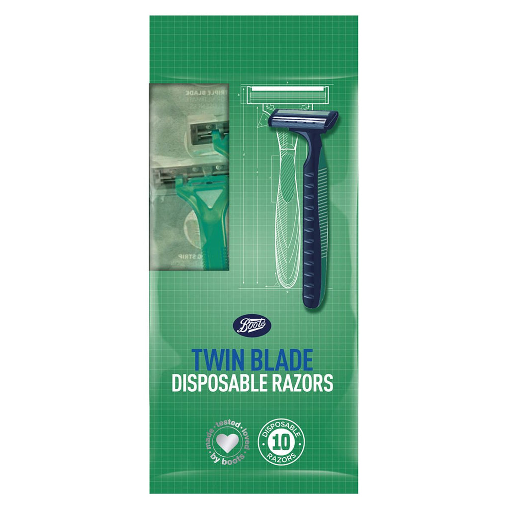 Boots Twin Blade Disposable Razor 10 Pack