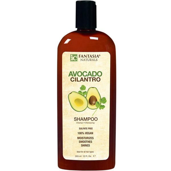 Fantasia Naturals Avocado Cilantro Shampoo, imported from the UK