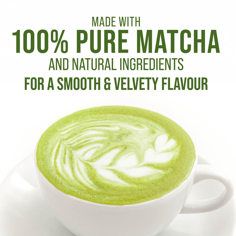 Green Origins creamy pistachio matcha drink powder 75g - British product