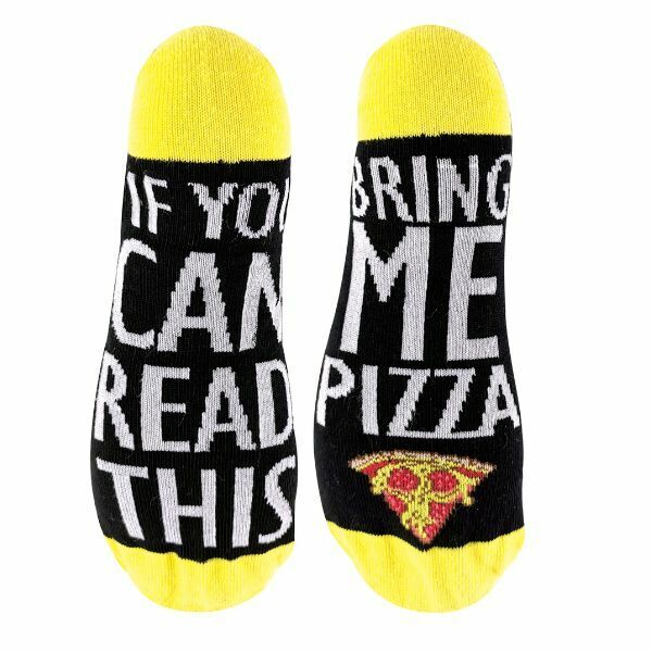 Sock Snob If You Can Read This Bring Me... Socks 6-11 UK GOODS Superdrug Pizza  