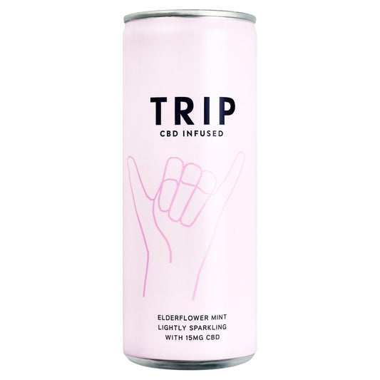 Trip CBD Infused Elderflower Mint 250ml